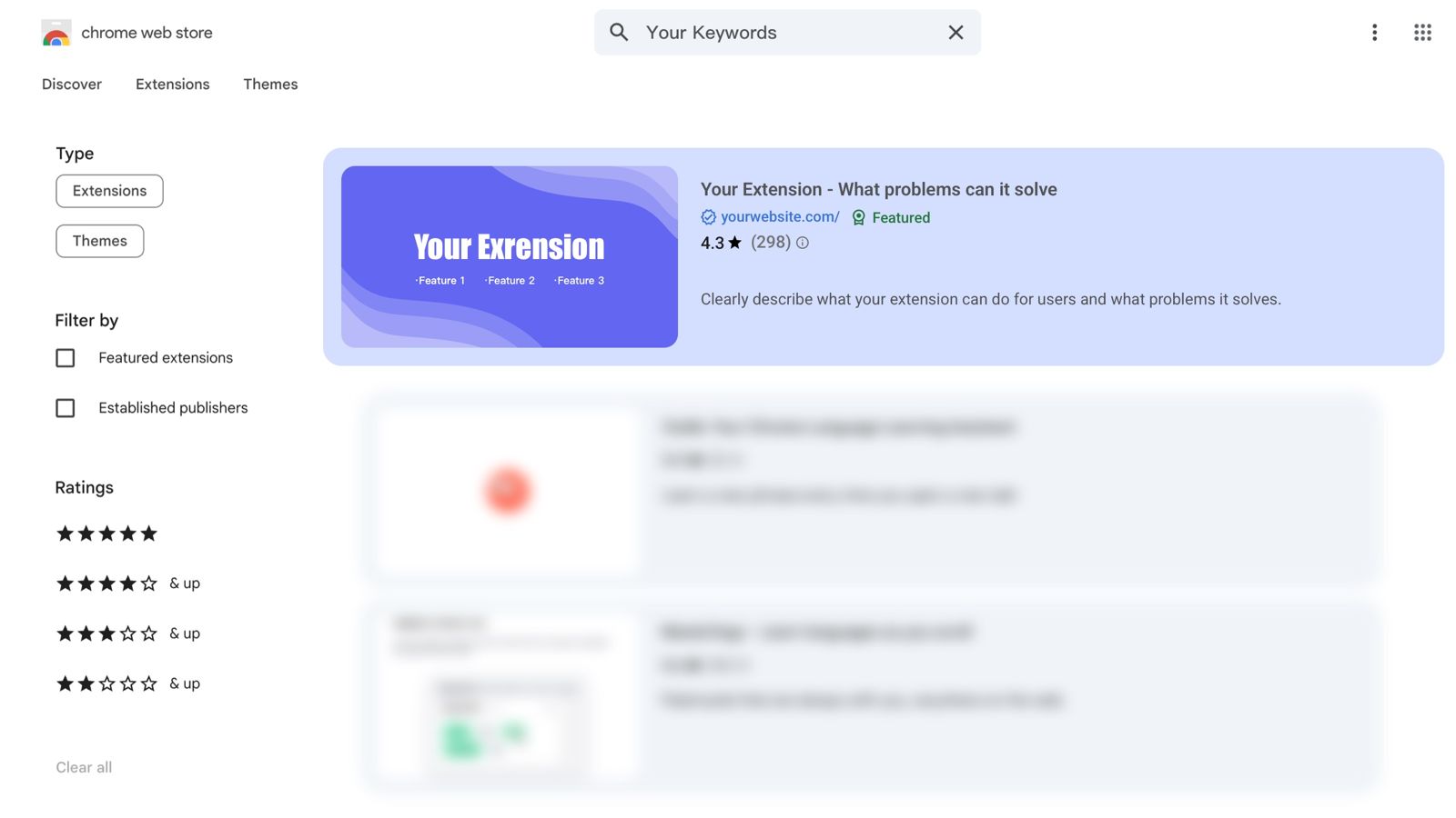 Make your extension stand out in Chrome Web Store